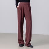 ボルドー | ハイウエスト タックパンツ スラックス | teddyshop