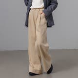 ベージュ | ワイドシルエット パンツ レディース | teddyshop