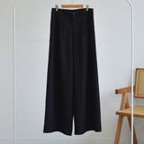 ブラック | ワイドパンツ ボトムス レディース | teddyshop