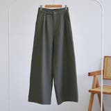 グレー | ワイドパンツ ボトムス レディース | teddyshop