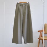サンドグレー | ワイドパンツ ボトムス レディース | teddyshop