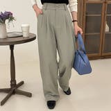 グレージュ | ワイドパンツ ボトムス レディース | teddyshop