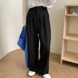 ブラック | ワイドパンツ ボトムス レディース | teddyshop