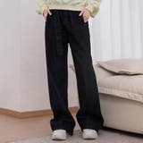 ブラック | ワイドパンツ デニム レディース | teddyshop