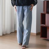 ライトブルー | ワイドパンツ デニム レディース | teddyshop