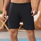 ブラック×ブルー | サーフパンツ メンズ 水着 | teddyshop