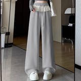 グレー | スウェットパンツ ロングパンツ レース | teddyshop