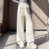 クリーム | スウェットパンツ ロングパンツ レース | teddyshop