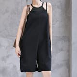 ブラック | 【UVカット率99 4%】ラッシュガード サロペット | teddyshop