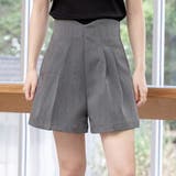 グレー | ショートパンツ ハイウエスト レディース | teddyshop