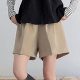 サンドベージュ | ショートパンツ ハイウエスト レディース | teddyshop