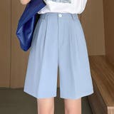 サックス | ハーフパンツ レディース 全7色 | teddyshop