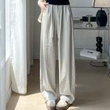 ライトグレー | UPF50+ UVカット率100% ワイドパンツ | teddyshop