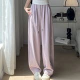 ライラック | UPF50+ UVカット率100% ワイドパンツ | teddyshop