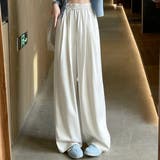 ホワイト | ワイドパンツ ボトムス レディース | teddyshop