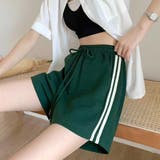 グリーン | ハーフパンツ レディース スウェット | teddyshop