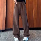 ブラウン | 裏起毛 パンツ 全4色 | teddyshop
