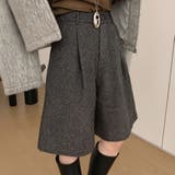 チャコール | ハーフパンツ レディース 全4色 | teddyshop