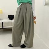 グレージュ | ワイドパンツ レディース 全3色 | teddyshop