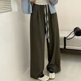 ダークカーキ | ワイド パンツ 全5色 | teddyshop