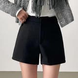 ブラック | 「微起毛でシーズンライクに」ショートパンツ レディース 全4色 | teddyshop