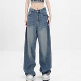 ブルー | ワイド パンツ 全2色 | teddyshop