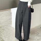 ダークグレー | カーブパンツ スラックス 全4色 | teddyshop