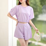 パープル | ラッシュガード 体型カバー レディース | teddyshop