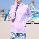 ラベンダー | 【紫外線カット率97 6％】ラッシュガード 長袖 | teddyshop