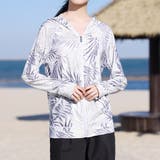 パームリーフ | 【紫外線カット率97 6％】ラッシュガード 長袖 | teddyshop