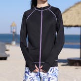 ブラック | 【紫外線カット率97 6％】ラッシュガード ライトアウター | teddyshop