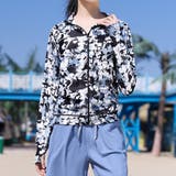 ブラック×ボタニカル | 【紫外線カット率97 6％】ラッシュガード ライトアウター | teddyshop