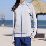 ライトグレー | 【紫外線カット率97 6％】ラッシュガード ライトアウター | teddyshop