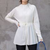 ホワイト | ラッシュガード UPF50+ 洋服見え | teddyshop