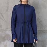 ネイビー | ラッシュガード UPF50+ 洋服見え | teddyshop