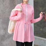 ピンク | ラッシュガード UPF50+ 洋服見え | teddyshop