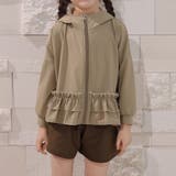 カーキベージュ×ブラウン | UVカット率 99%以上 キッズ | Kids Teddy