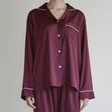ワインレッド | パジャマ ルームウェア 長袖 | teddyshop