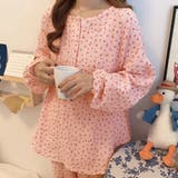 ピンク | 長袖 ルームウェア セットアップ | teddyshop