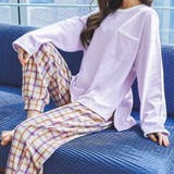 パープル | ルームウェア 春 セットアップ | teddyshop