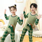 A:恐竜グリーン | ルームウェア キッズ 可愛い | Kids Teddy