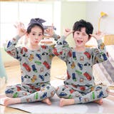 A:車グレー | ルームウェア キッズ 可愛い | Kids Teddy