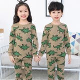 A:恐竜グレージュ | ルームウェア キッズ 可愛い | Kids Teddy