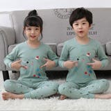 A:くまブルー | ルームウェア キッズ 可愛い | Kids Teddy
