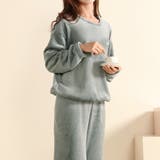 グレー | ルームウェア もこもこ 長袖 | teddyshop