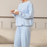 アイスブルー | ルームウェア もこもこ 長袖 | teddyshop