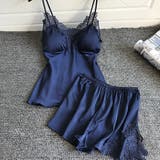 ネイビー | セクシー ルームウェア セットアップ | teddyshop