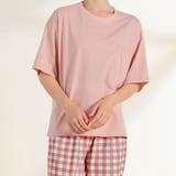 ピンク | ルームウェア 半袖 上下セット | teddyshop