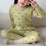 恐竜グリーン | キッズ ルームウェア パジャマ | Kids Teddy