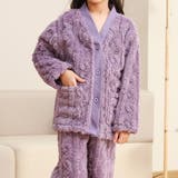 パープル | パジャマ キッズ 女の子 | Kids Teddy